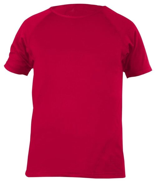 Yoga-T-Shirt, men - chili red L Loungewear shirt YOGISTAR