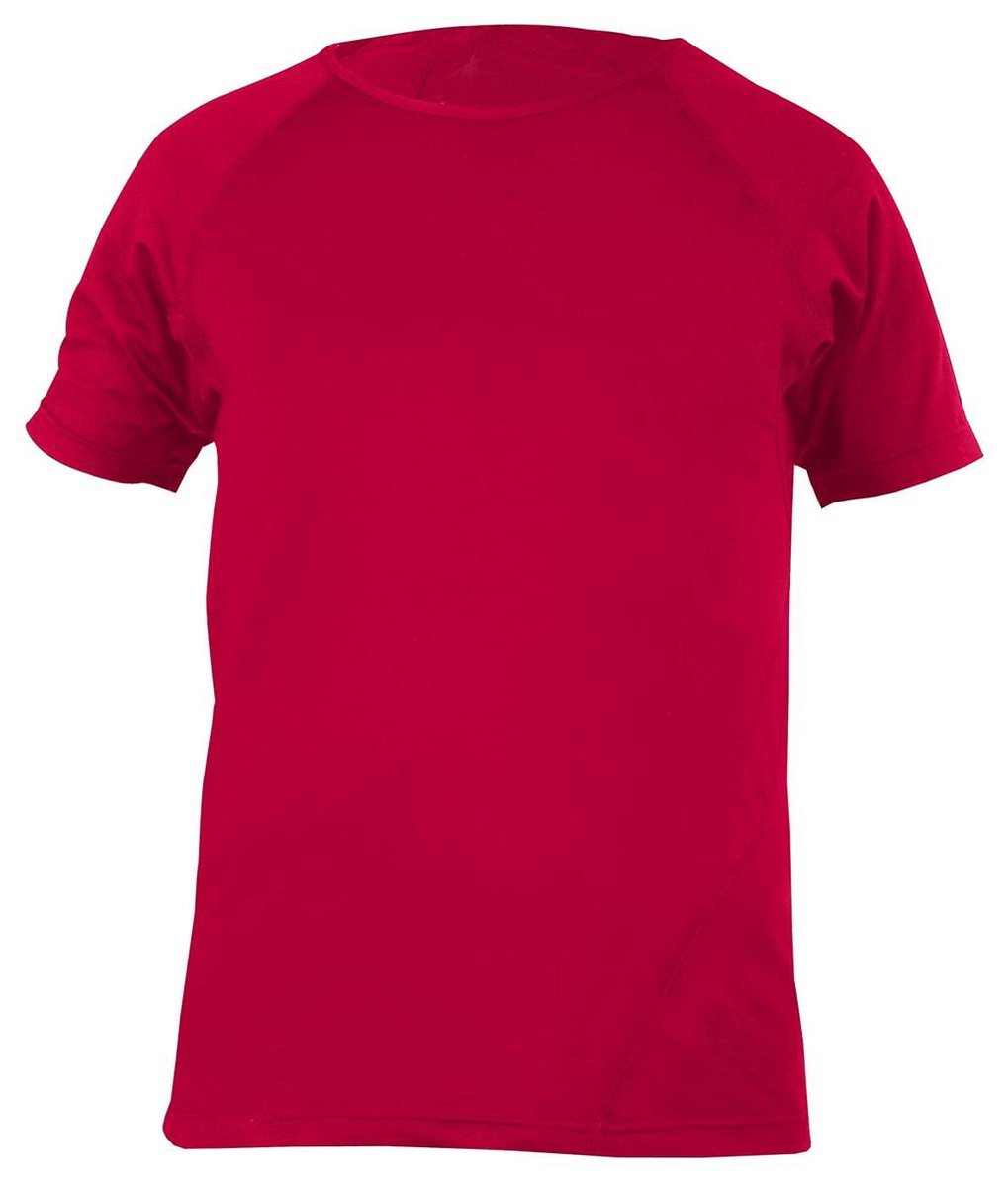 Yoga-T-Shirt, men - chili red S Loungewear shirt YOGISTAR