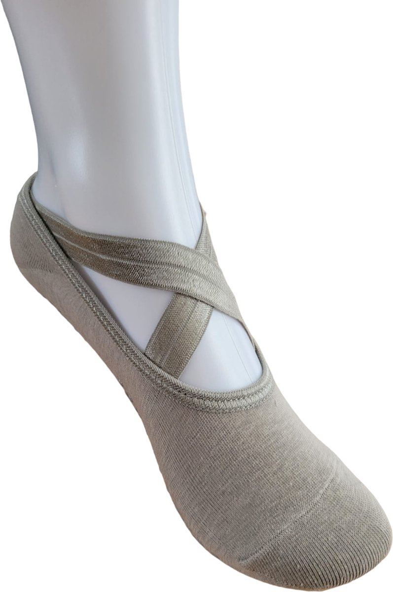 Yoga sokken antislip dames - Pilates sokken - yoga kleding dames - Grijs - oDaani