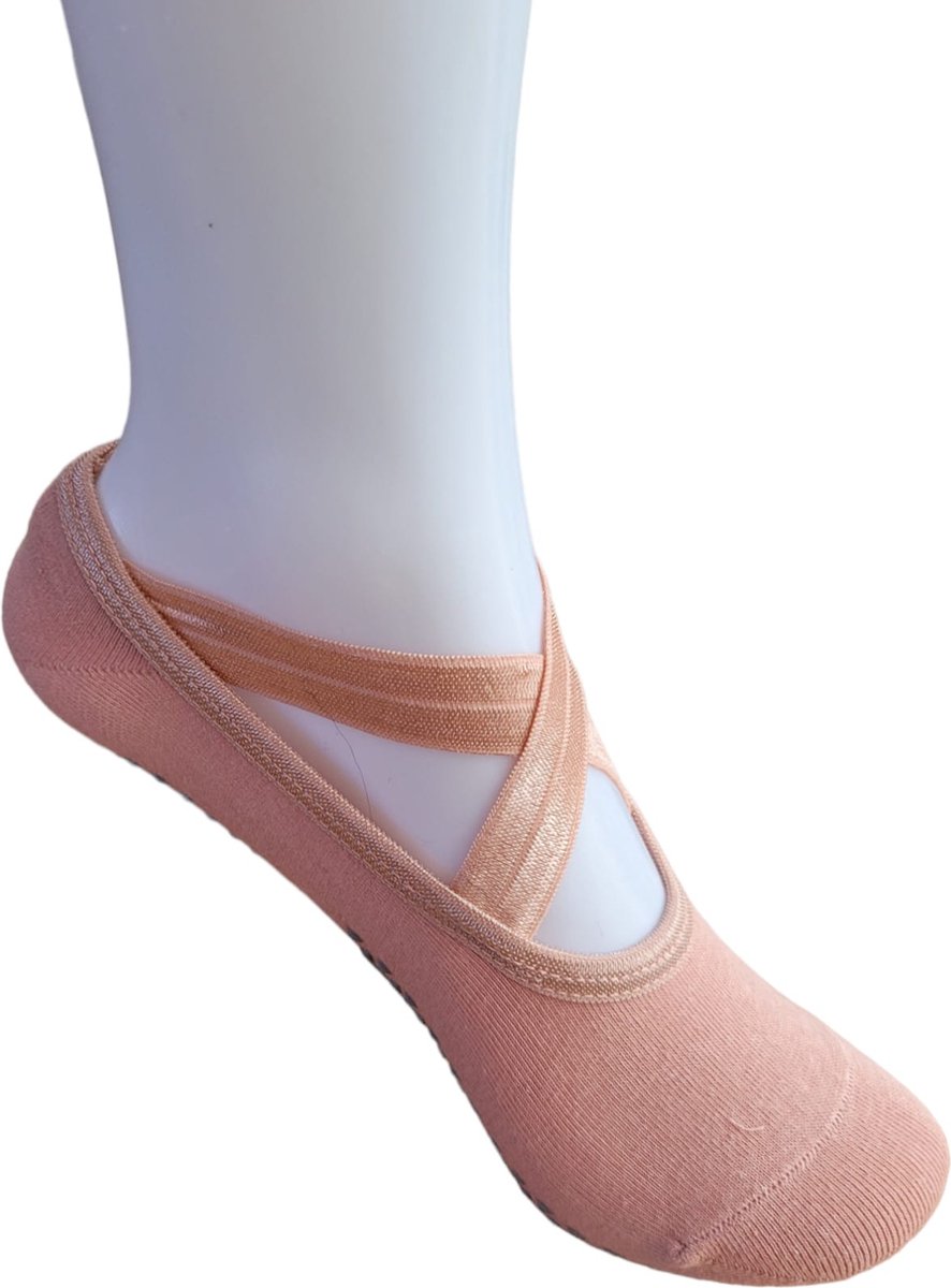 Yoga sokken antislip dames - Pilates sokken - yoga kleding dames - Licht roze - oDaani