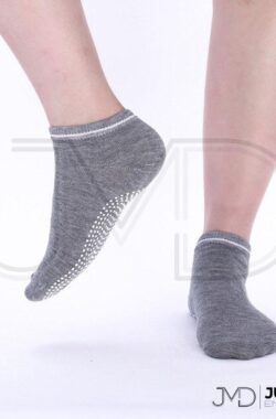 Anti Slip Yoga Sokken – Yoga – Halfhoog – Unisex – Grijs