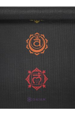 Gaiam Yoga Mat – 6 mm – Black Chakra