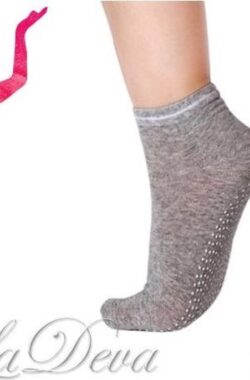 LaDeva Antislip sokken – dichte tenen- grijs