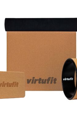 VirtuFit Premium Kurk Yoga Kit – 3-Delig – Ecologisch