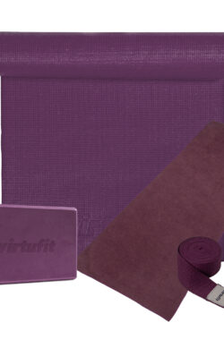 VirtuFit Premium Yoga Kit – 4-Delig – Mulberry