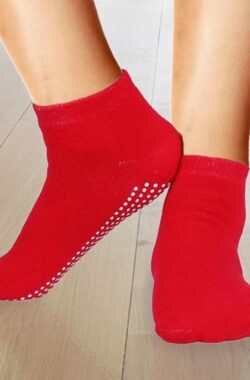 Grips Socks Anti slip sokken Sokken met Grip maat: L/XL Rood