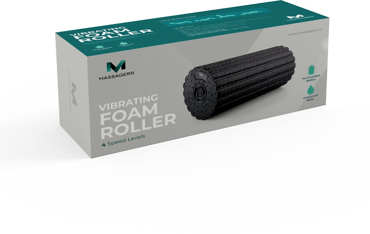 Massagerr® Vibrerende Foam Roller 2.0