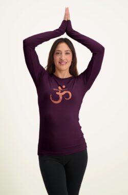 Urban Goddess Karuna OM Longsleeve Yoga Shirt – Bloom