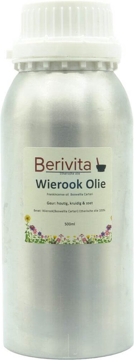 Wierook Olie - Frankincense 100% 500ml - Etherische Wierookolie van Boswellia Carteri - Olibanum