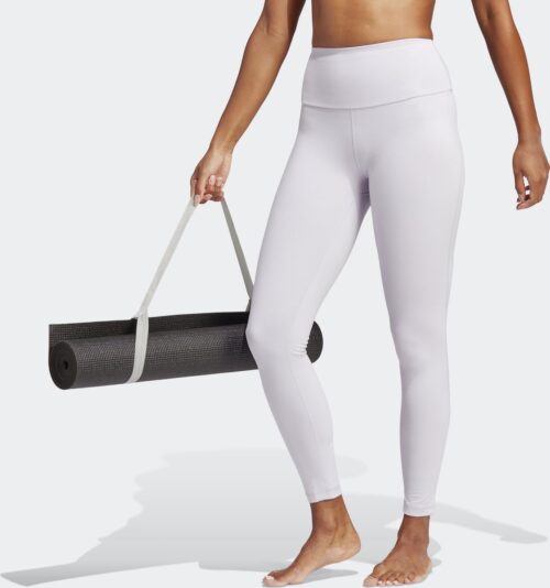 adidas Performance Yoga Essentials High-Waisted Legging - Dames - Paars - XL