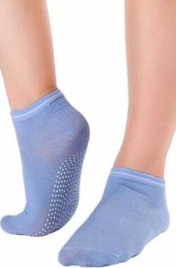 Anti slip yoga sokken blauw – maar ook voor pilates of piloxing!