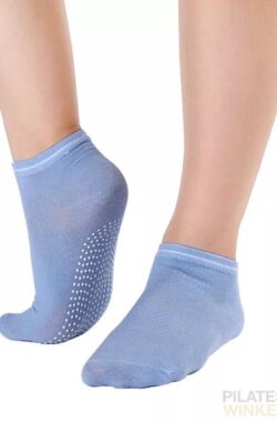 Antislip Yoga sokken ‘Relax’ – blauw – ook geschikt voor Pilates en Piloxing – meerdere kleuren verkrijgbaar – Pilateswinkel