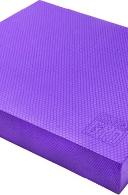 Orange Gym, Balance Pad – 38×32.5×6 cm – Paars – Balanspad – Balanstrainer – Balanskussen – Yoga en Pilates