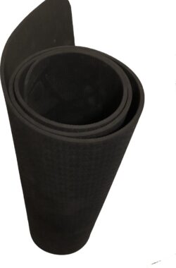 Yoga mat – fitness mat – meditatie – anti-slip – 6 mm – zwart