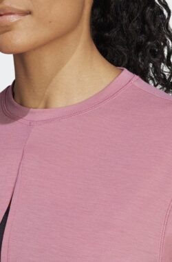 adidas Performance Yoga Studio T-shirt – Dames – Roze- XL