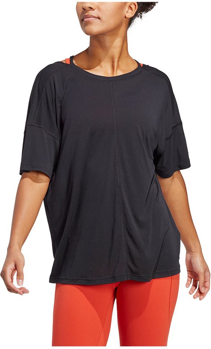 Adidas Yoga St O T-shirt Met Korte Mouwen Zwart M Vrouw