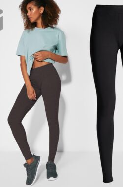 Black Legging Women’s long leggings with elastic waistband and side seams. Anatomic design. Extra soft texture