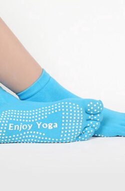 CHPN – Yogasokken – Sportsokken – Yoga – Antislip – Blauw – Sokken – Yogasok – Teensokken – 36-40 – Pilatessokken