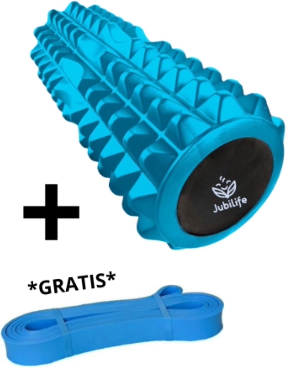 Jubilife - Foam Roller set 2-delig - GRATIS Resistance Band - Spierherstel - Massage - Fitness