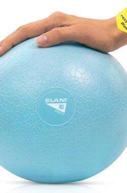 Pilatesbal, duurzaam, antislip en extreem belastbaar, als bekkenbodembal of soft pilatesbal, gymnastiekbal klein, 23 cm