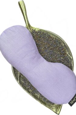 YoZenga oogkussen lijnzaad & biologische lavendel | Kleur: Lovely lilac | Ideaal bij hoofdpijn & stress klachten | Meditatie | Ontspanning | Yoga