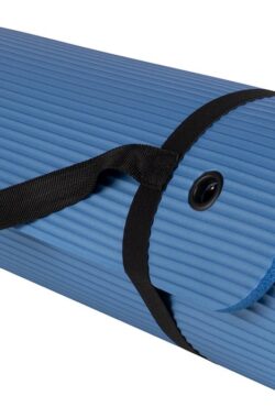 Yoga Mat Extra Dik 15 mm – Yogamat Blauw – Sport Mat – Antislip – Slijtvast – Incl. Tas