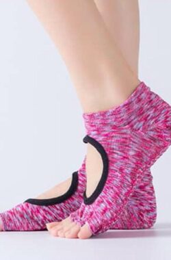 Yogasokken & Pilatessokken – Antislip sokken * ‘Ballerina’ – roze patroon – meerdere kleuren verkrijgbaar – Pilateswinkel * Yoga sokken * Pilates sokken