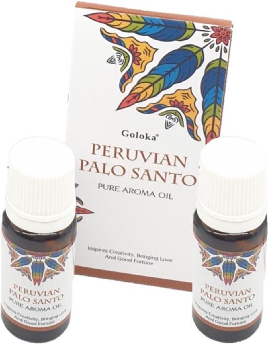4x stuks geurolie Palo Santo 10 ml flesje - Smudgen - Aromaolie/parfumolie voor in geurbranders - Huisparfum- Aromatische oliën