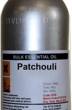 Etherische Olie Patchouli 500ml – 100% Essentiële Patchouli Olie – Etherische Oliën in Bulk – Aromatherapie – Diffuser Olie
