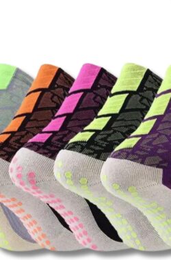 Gripsokken – Sportsokken – Gripsokken Voetbal – Gripsokken Voetbal – Combi Deal – Grip Socks – Pilates Sokken – Yoga Sokken – Anti Blaren – One Size – Compressie