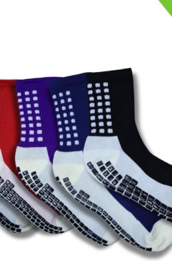 Gripsokken – Sportsokken – Gripsokken Voetbal – Gripsokken Voetbal Multi Colour – Grip Socks – Pilates Sokken – Yoga Sokken – Anti Blaren – One Size – Compressie