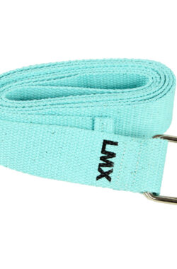 Lifemaxx LMX Yoga Strap – 190 x 3 cm – Turquoise