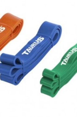 Taurus Fitnessbanden – Powerband – Weerstandsbanden – Blauw – 64mm