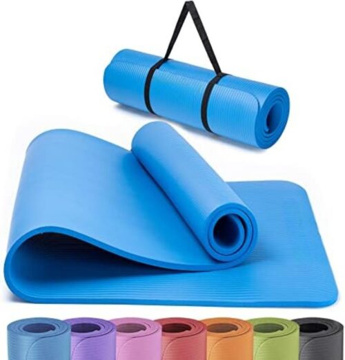 Yoga Mat Extra Dik - Fitness Mat Extra Dik - Blauw