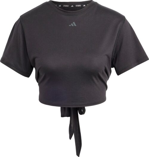 adidas Performance Yoga Studio Wrapped T-shirt - Dames - Zwart- 2XL