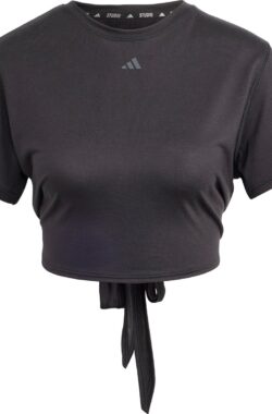 adidas Performance Yoga Studio Wrapped T-shirt – Dames – Zwart- XL