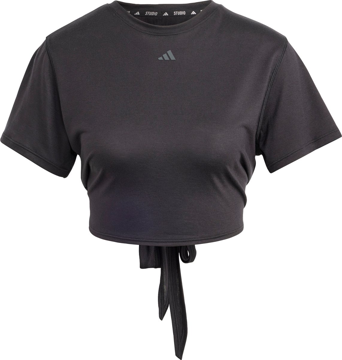 adidas Performance Yoga Studio Wrapped T-shirt - Dames - Zwart- XL