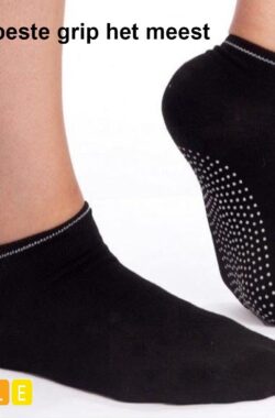 *** 1 Paar Antislip Yoga-sokken – Dichte Tenen – Pilates of Piloxing – Goede Grip – van Heble® ***