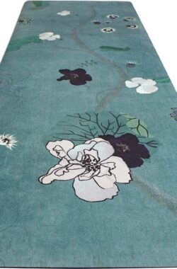 Felicidade design yoga mat “Green Go” @studiofelicidade * Eco-friendly * Yoga mat en handdoek in 1 *Duurzaam * Authentiek