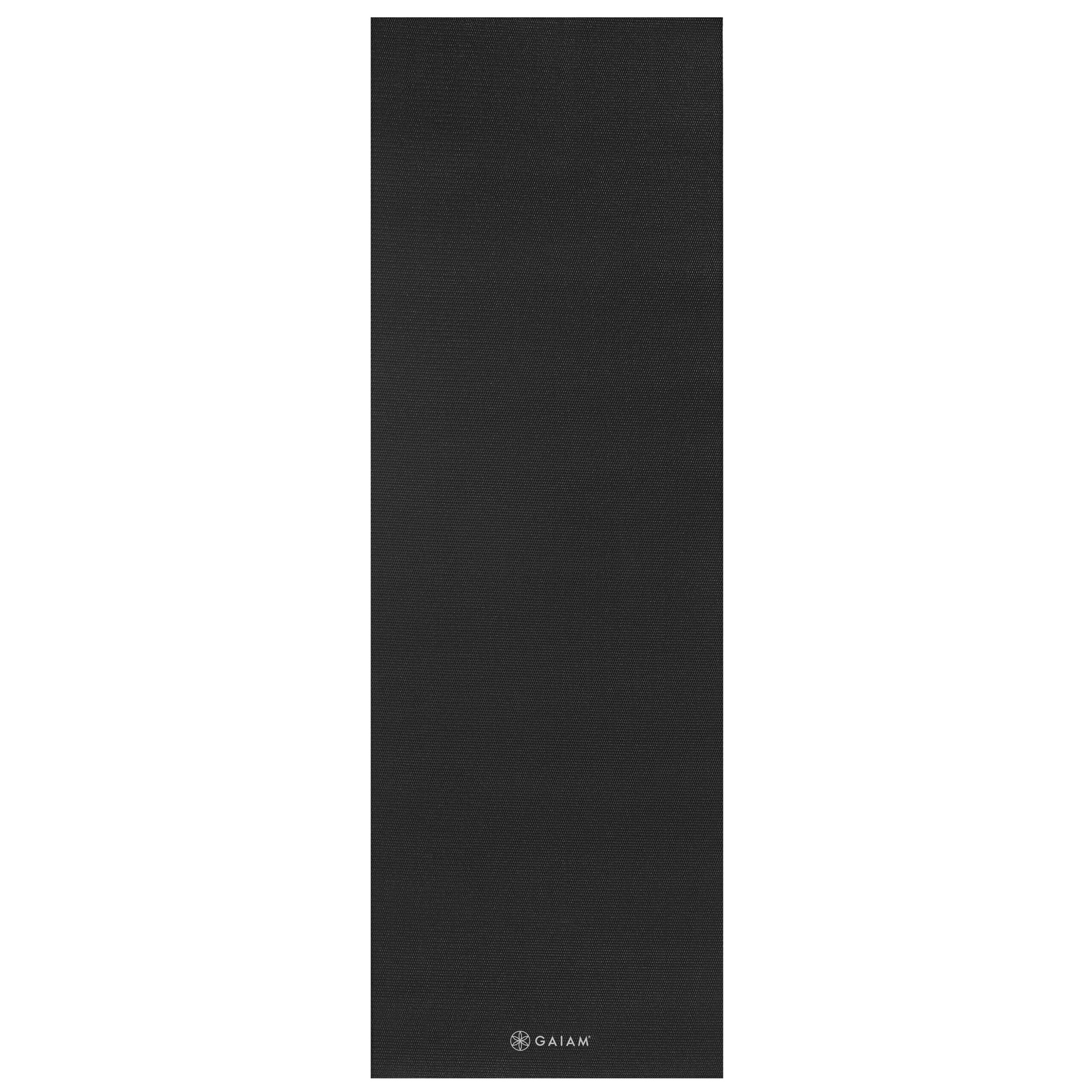 Gaiam Yoga Mat - Zwart - 4 mm