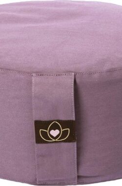 Meditatiekussen eco lavendel rond – Lotus | Yoga kussen