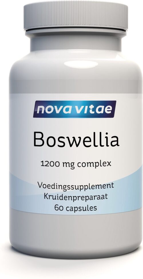 Nova Vitae - Boswellia Serrata - 1200 mg complex - 60 capsules - Soepele Gewrichten voor Man en Vrouw