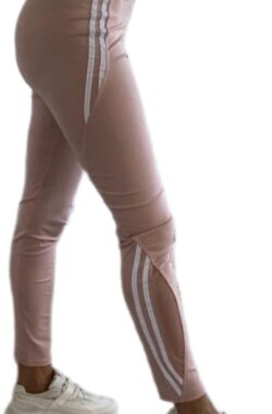 Sportlegging – Dames – Highwaist – Maat L-XL 40-42 – Yoga legging – Rose – doorzichtig stukje benen.
