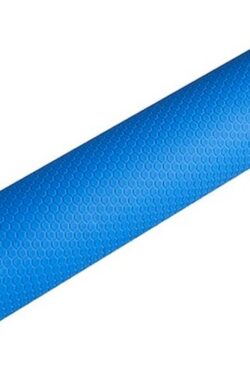 Team Bicep Yoga Mat – Blauw – 3mm – Antislip Fitness Mat voor Yoga – Incl. Straps voor opslag en transport