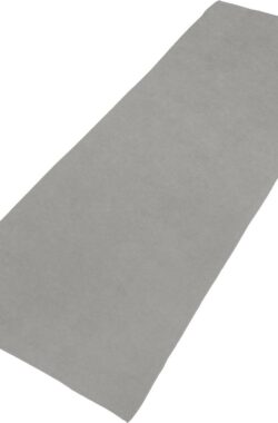VirtuFit Premium Yoga Mat Handdoek- Anti-slip – Extra dik (6 mm) – 183 x 61 x 0,6 cm – Natural Grey