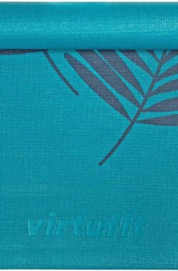 VirtuFit Premium Yoga Mat – Sportmat – Fitness mat – Anti-slip – Dik (4 mm) – Ocean Green Forest