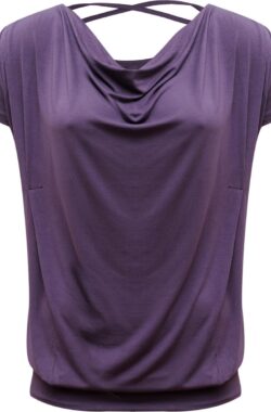 Yoga shirt vloeiende batwing “ala” – vlierbes XL Loungewear shirt YOGISTAR