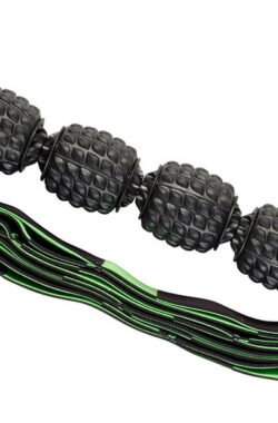 BECO BEroller – fascia roller – zwart/groen