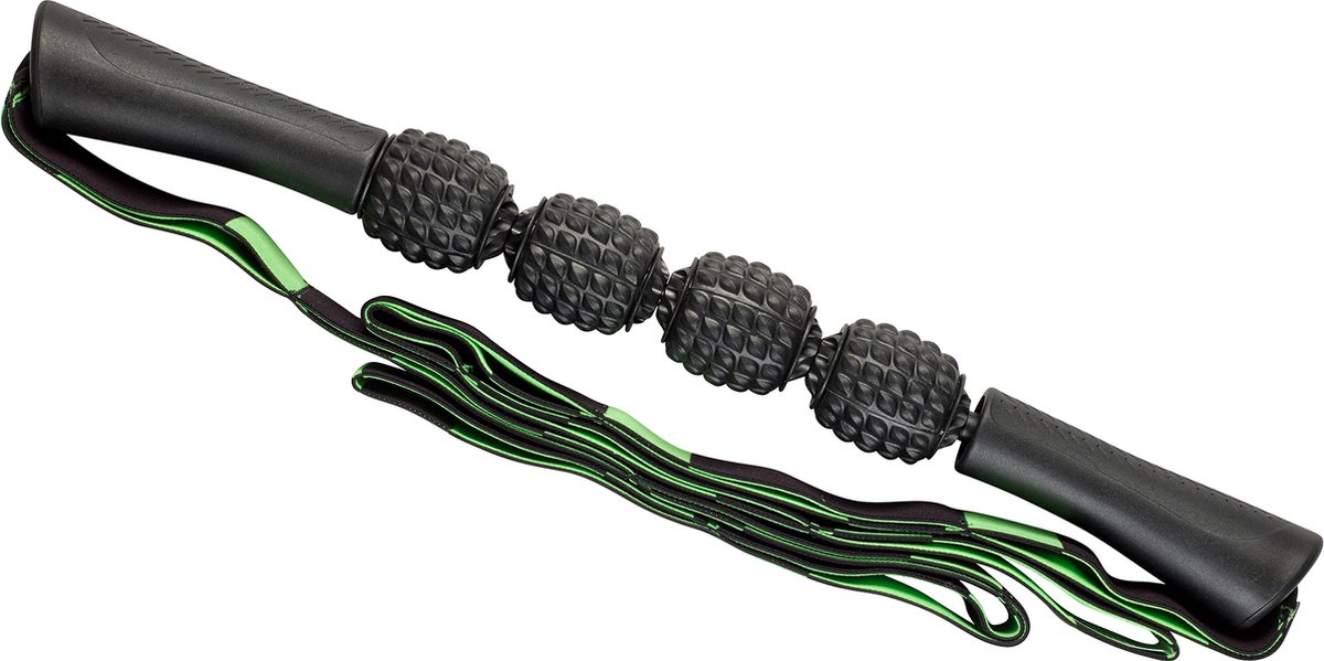 BECO BEroller - fascia roller - zwart/groen