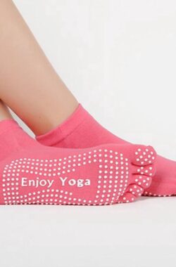 CHPN – Yogasokken – Sportsokken – Yoga – Antislip – Roze sokken – Vrolijke gekleurde sokken – Sokken – Yogasok – Teensokken – 36-40 – Danssokken